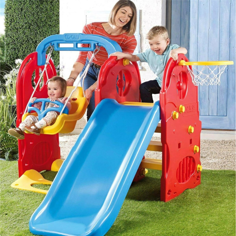 Set lojrash 4 në 1, 4-In-1 Kids Garden Playground Set Dolu - Image 4