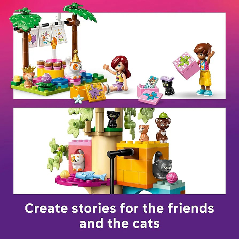 LEGO® Friends Cat Birthday Party & Tree House 42666 - Image 4