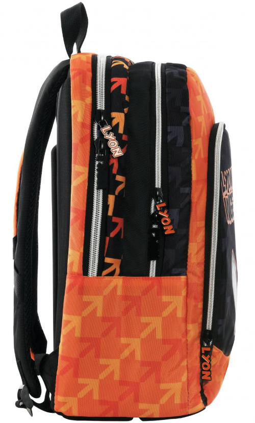 Çantë shkolle me rrota e stakueshme e organizuar New Lyon Gamer origjinale Franco Cosimo Panini - Image 4