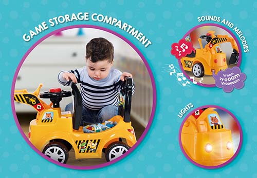 Makinë Carotina Ride On Bulldozer Lisciani - Image 4