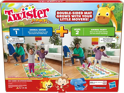Hasbro Gaming Twister Junior Game, Animal Adventure - Image 4