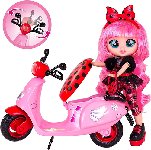Kukulla me motorr Lady's Scooter Playset Dolls BFF - Image 4