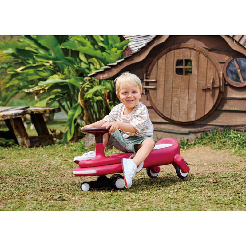 Makinë me timon me kthesa, Wiggle & Giggle Car, Red Hape - Image 4