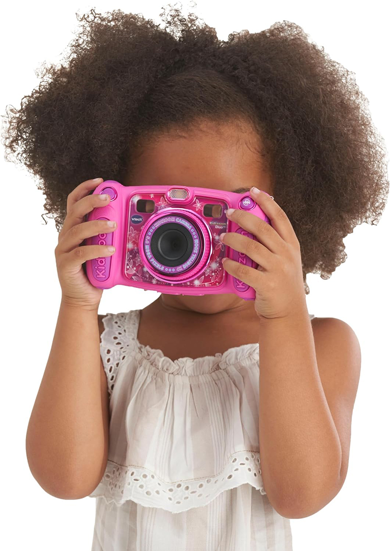 Aparat digital VTech Kidizoom Duo Camera 5.0, Kids Camera with Colour Display, 5MP Camera, For Photos, Selfies & Videos, 4X Digital Zoom, Games, Photo Editing & Effects - Image 4