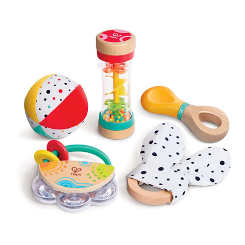 Set për bebe Hape - 5-In-1 Baby Sensory Set - Image 5