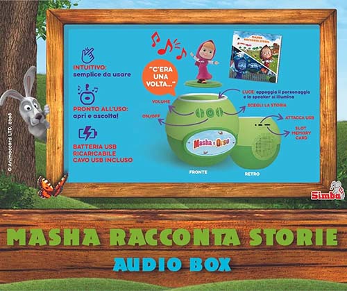 Masha tregon histori, përfshirë 2 personazhe, me 130 min 24 histori Masha Italisht dhe Anglisht - Image 5