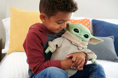 Pelush Grogu Squeeze & Blink With Sounds Plush, Collectible Gift Star Wars - Image 5