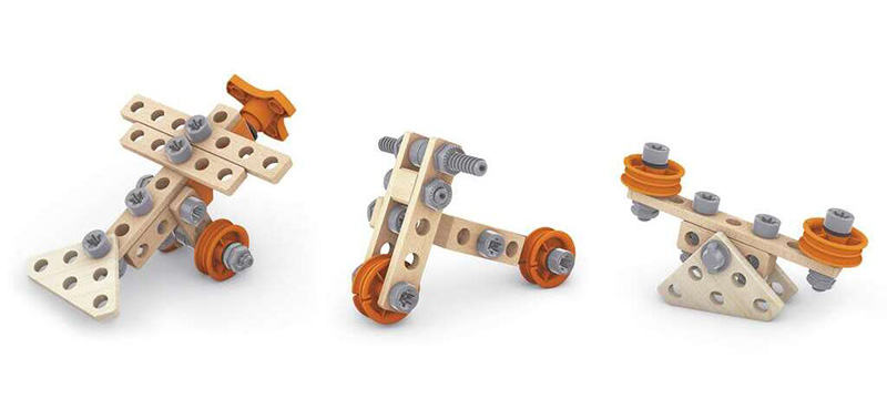 Lodër druri kreative Experiment starter kit Junior Inventor Hape - Image 5