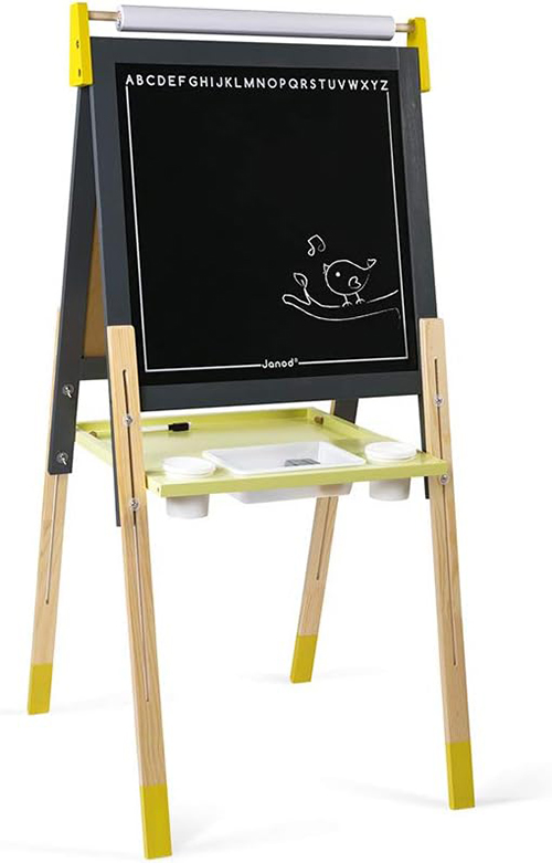 Tabelë druri nga 2 anë splash adjustable (Taupe and Green) Janod - Image 5