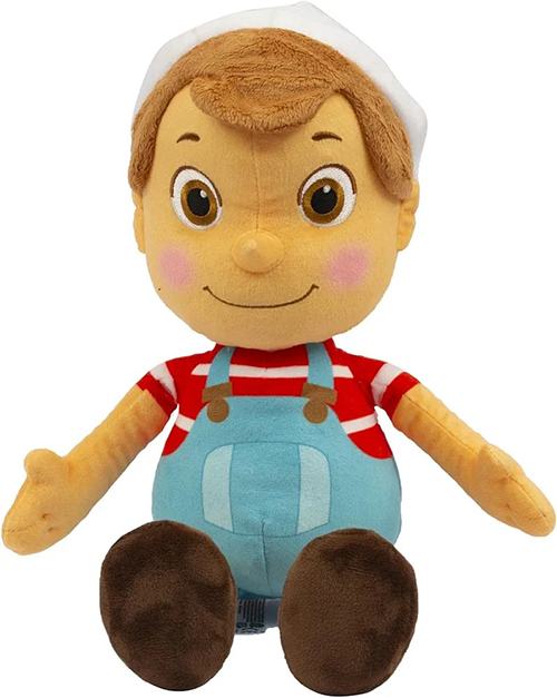 Pinoku me muzikë, Giochi Preziosi Pinocchio - Peluche Musicale Di 36 Cm Con Cappello, Basta Premere Sulla Pancia Che Si Sente La Sigla Della Serie Tv - Image 5