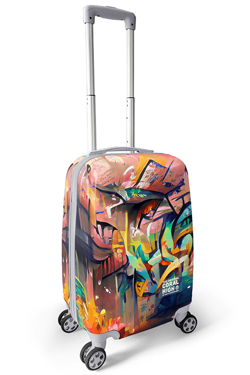 Valixhe udhëtimi Colorful (50cm) 16534 Coral High - Image 5