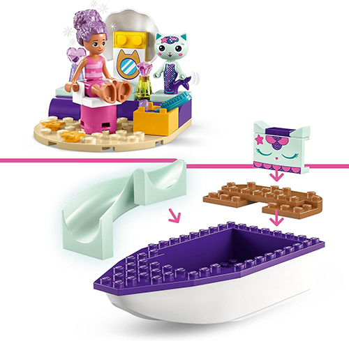 LEGO 10786 Gabby's Dollhouse Gabby & MerCat's Ship & Spa Boat Toy with Beauty Salon - Image 5