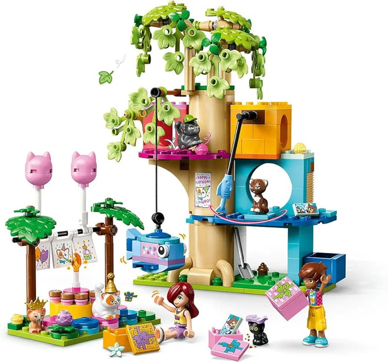 LEGO® Friends Cat Birthday Party & Tree House 42666 - Image 5