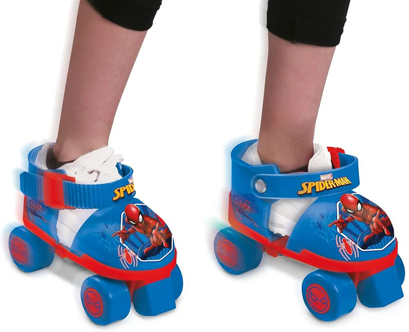 Set patina me 4 rrota, Roller 4 Wheels Spiderman Skates Set Mondo - Image 5