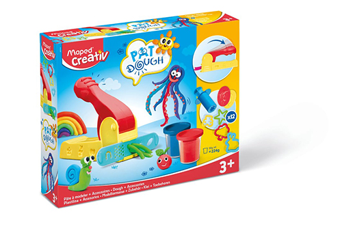 Plastelina + aksesorë 4 x 56 g Modelling Clay Maped CREATIV - Image 5