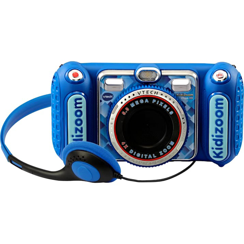 Aparat digital VTech Kidizoom Duo Camera 5.0, Kids Camera with Colour Display, 5MP Camera, For Photos, Selfies & Videos, 4X Digital Zoom, Games, Photo Editing & Effects - Image 5
