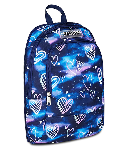 Çantë shkolle me 3 rrota dhe shpine Jack trolley wheels detach - Gloomy Heart Seven® - Image 6