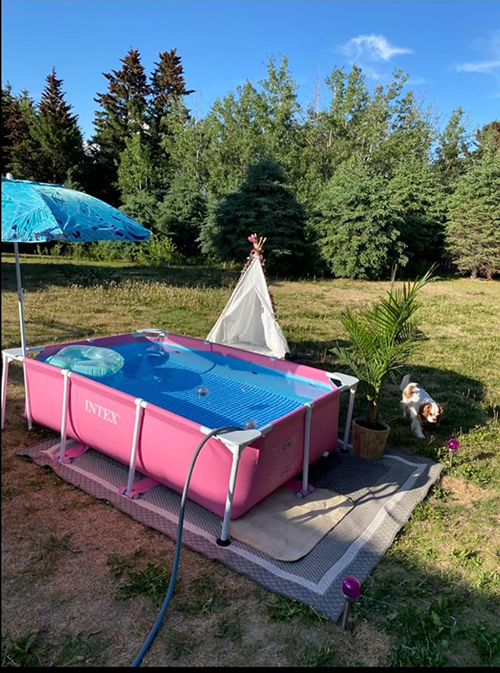 Pishinë rozë Intex 2.2m x 1.5M x 60cm Pink Rectangular Frame Pool, (28266NP) Intex - Image 6