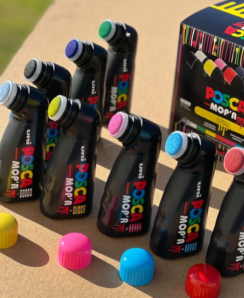 Uni Posca Mopr Round Tip Assorted Set of 8 - Image 6