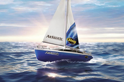 Anije me telekomandë RC- Sailboat Atlantic 2.4GHz 100% RTR Carson - Image 7