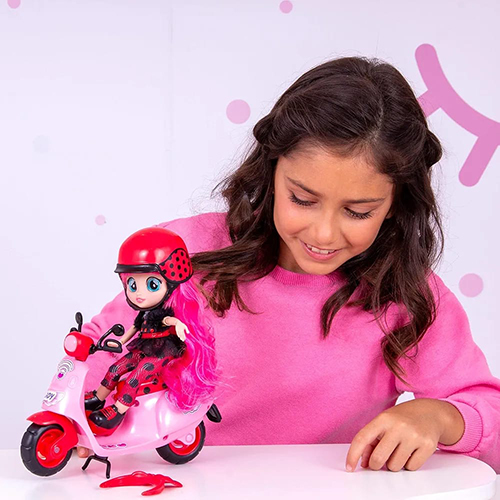 Kukulla me motorr Lady's Scooter Playset Dolls BFF - Image 6