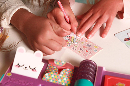 Ditari sekret, FunLockets Secret Journal, Diary, Activity and Creativity, Sticker and Stationery Set, Secret Writing, Drawing and Doodling, Aged 6 Years Plus - Image 6