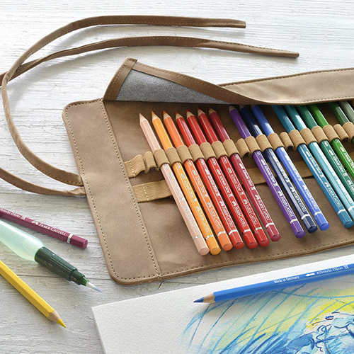 Set pikture Faber-Castell Polychromos Artists‘ Colour Pencils Set of 30 & Pencil Roll 110030 - Image 6