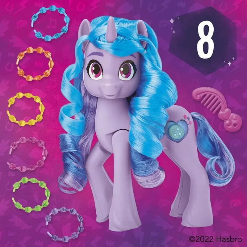 My Little Pony: Make Your Mark Toy See Your Sparkle Izzy Moonbow -- 8-Inch Pony for Kids that Sings, Speaks, Lights Up - Image 6