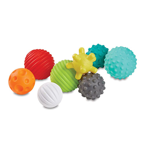 Set aktivitesh sensory balls, blocks & buddies 20-piece Infantino - Image 6