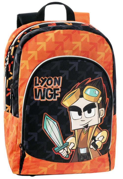 Çantë shkolle me rrota e stakueshme e organizuar New Lyon Gamer origjinale Franco Cosimo Panini - Image 7