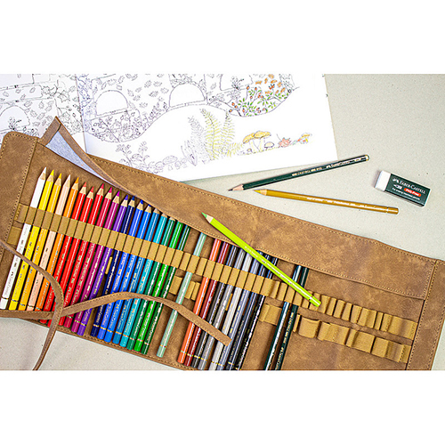 Set pikture Faber-Castell Polychromos Artists‘ Colour Pencils Set of 30 & Pencil Roll 110030 - Image 7