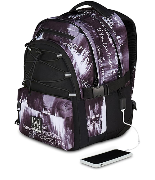 Çantë shkolle shpine BDBF GLITCH, Nero Mitama - Image 7