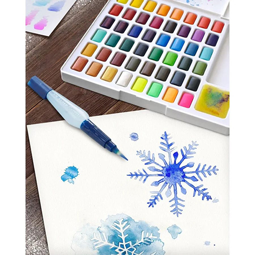 Set pikture Faber-Castell Creative Studio Watercolor Pan 48 Set - Image 7