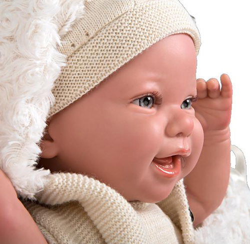 Kukull bebe Reborn Arias Doll 45 cm Diego with Sleeping - Image 7