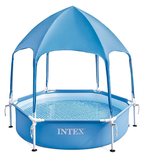 Pishinë për fëmijë Canopy Frame Pool 1.83m x 38cm 28209 Intex - Image 7