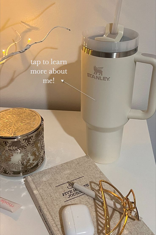 Termus origjinale oz 1.18 L Rose quarz, Black, ivory, Red Stanley - Image 8