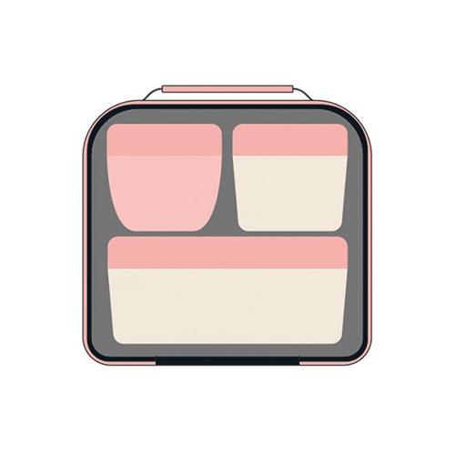 Çantë Isothermal food bag (3.5 L) with 3 lunch boxes 430 since 1918 collection, pink Milan - Image 8