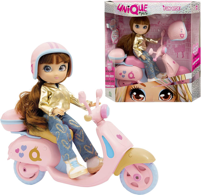 Unique Eyes Fun Ride Scooter Playset with Doll - Image 10