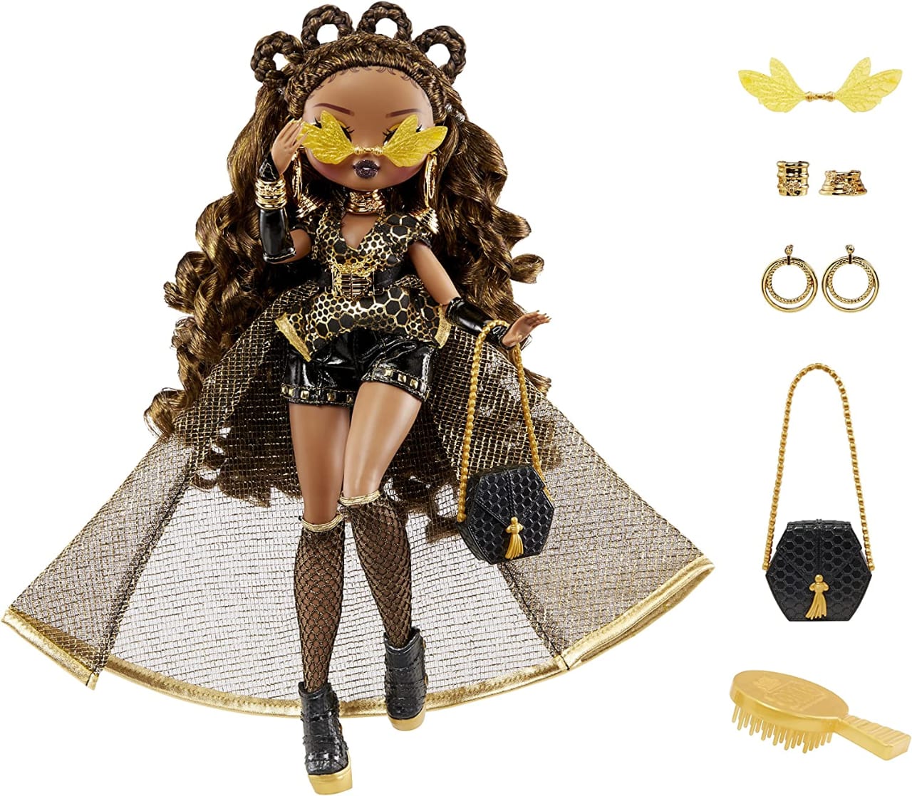 LOL Surprise OMG Fierce Royal Bee Fashion Doll with Surprises - Image 4
