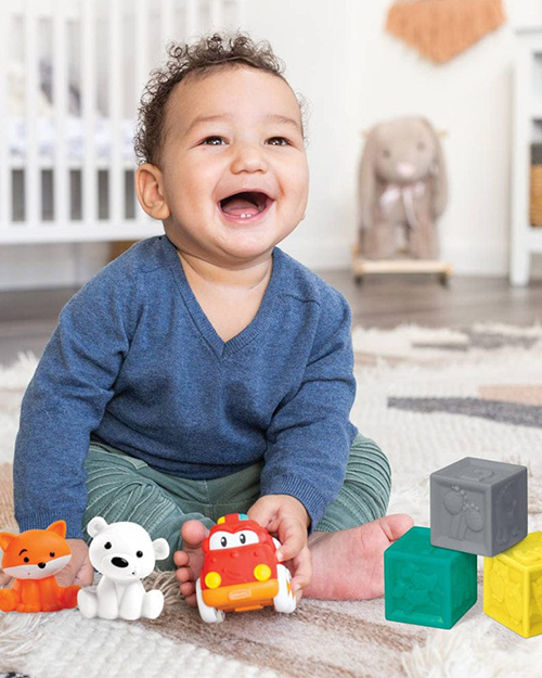 Lodra gominë ndijimet e para, Infantino First Sensory Play Set - Image 4