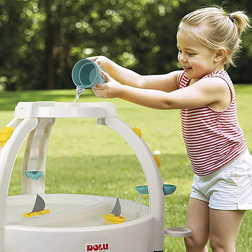 Tavolina e ujit, Fun Fountain Water Table: White, Green, Yellow Dolu - Image 4