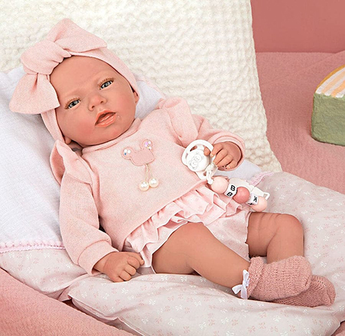 Kukulla Bebe Reborn Alba Arias me Jastek - Image 6