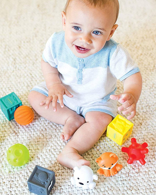 Lodra gominë ndijimet e para, Infantino First Sensory Play Set - Image 5