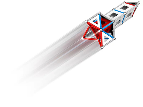 Shufra magnetike Nasa Rocket 103 pieces Geomag - Image 6