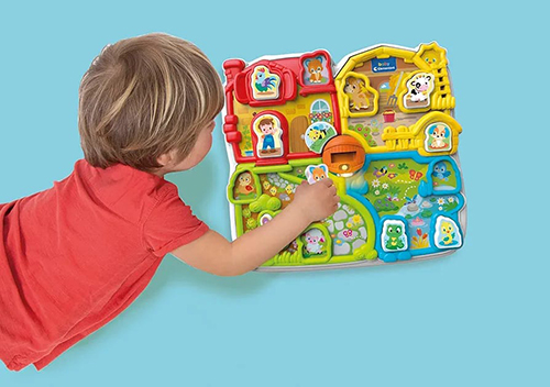 Lodër edukative Baby Animal Farm, Light and Sound, Interactive Education Clementoni - Image 8