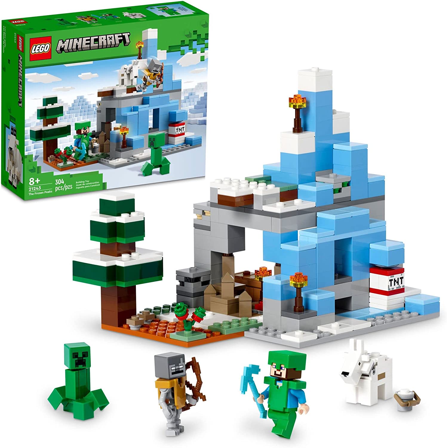 LEGO Minecraft The Frozen Peaks 21243