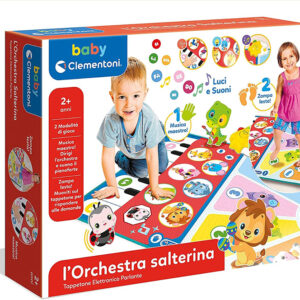 Clementoni- L'orchestra Salterina Tappeto Musicale per Bambini, Multicolore, 17434