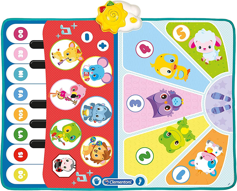 Clementoni- L'orchestra Salterina Tappeto Musicale per Bambini, Multicolore, 17434 - Image 4