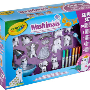 Crayola Washimals Super Set 10 Pets And 2 Costumes