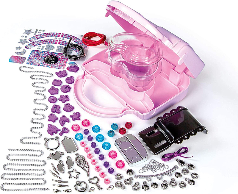 Clementoni 18598 Crazy Chic Fashion & Jewellery Kit for Children, Ages 7 Years Plus - Image 7